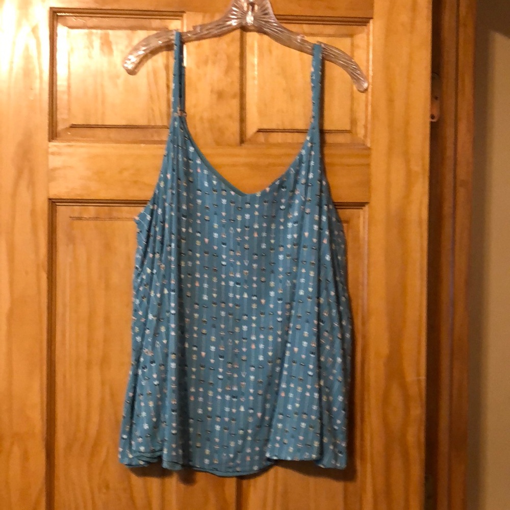 Torrid Turquoise Arrow Swing Cami